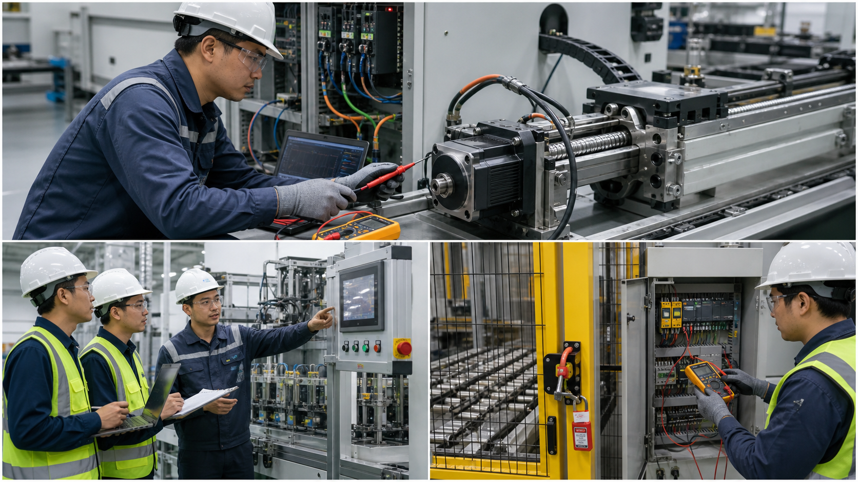 Hình ảnh hiện trường về commissioning máy mới chậm bàn giao trong nhà máy