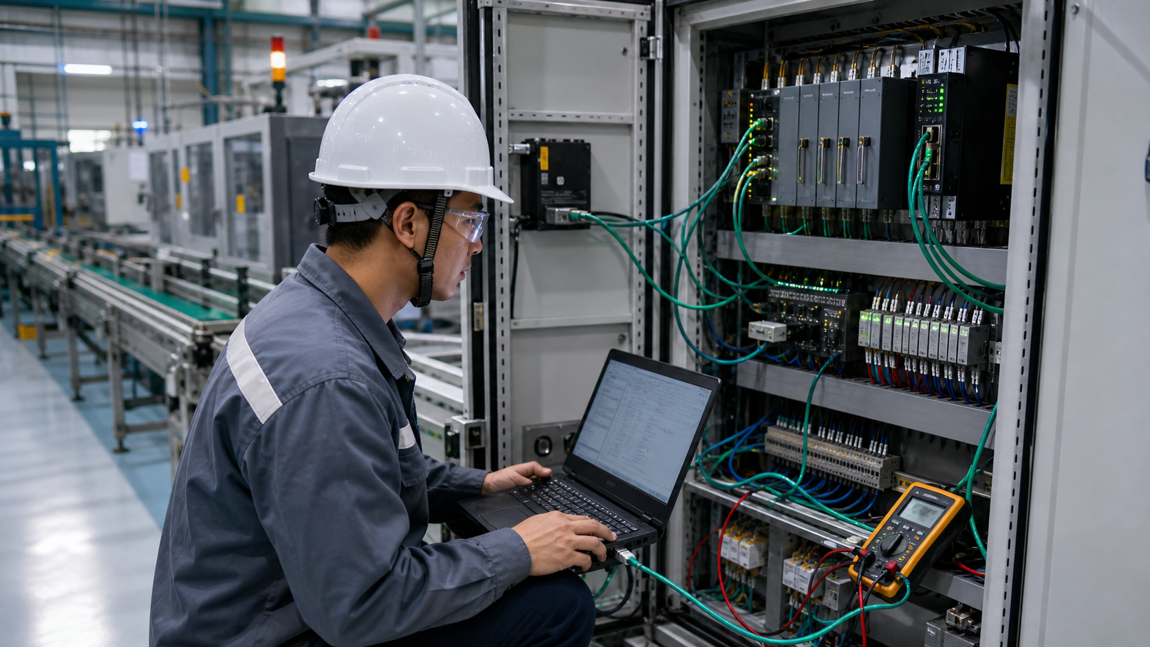 Hình ảnh hiện trường về Profinet chập chờn mất kết nối trong nhà máy