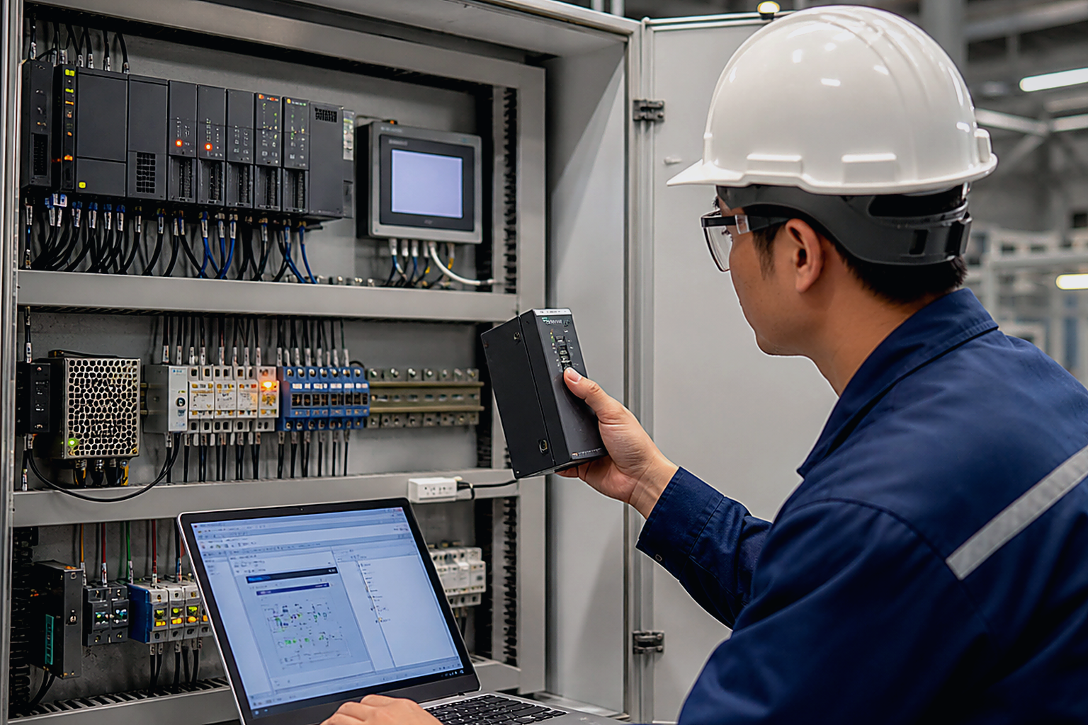Hình ảnh hiện trường về PLC redundant không failover trong nhà máy
